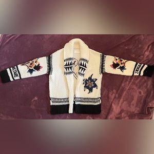 Zadig and Voltaire Hand Embroidered Sweater - Ella Mawp Flowers